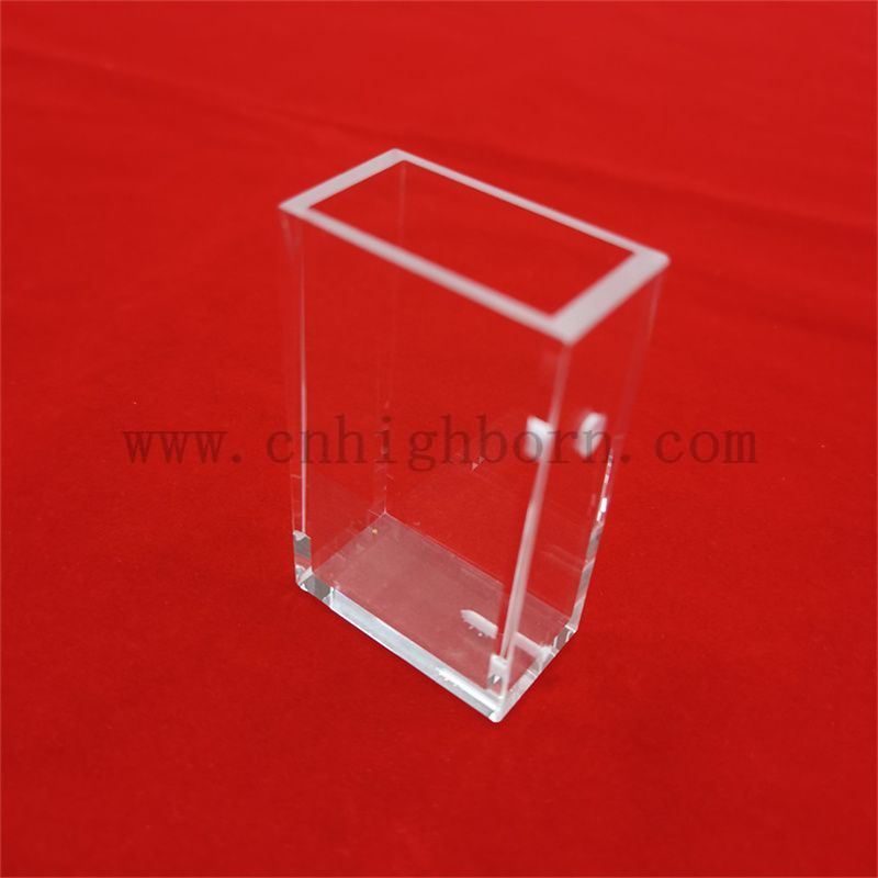 Spektrometr laboratoryjny Clear Duża komórka UV 10 mm Długość ścieżki Kwarc Szklana kuwetka szklana kuwata optyczna