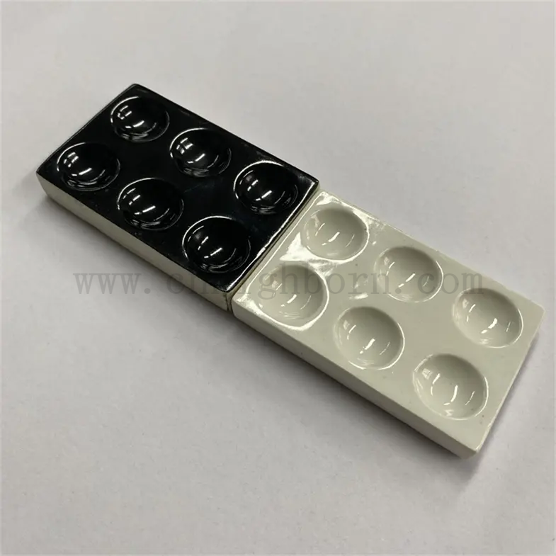 Dostosowane szkliste kwadratowe laboratoryjne porcelanowa kuwetka ceramiczne lotne danie