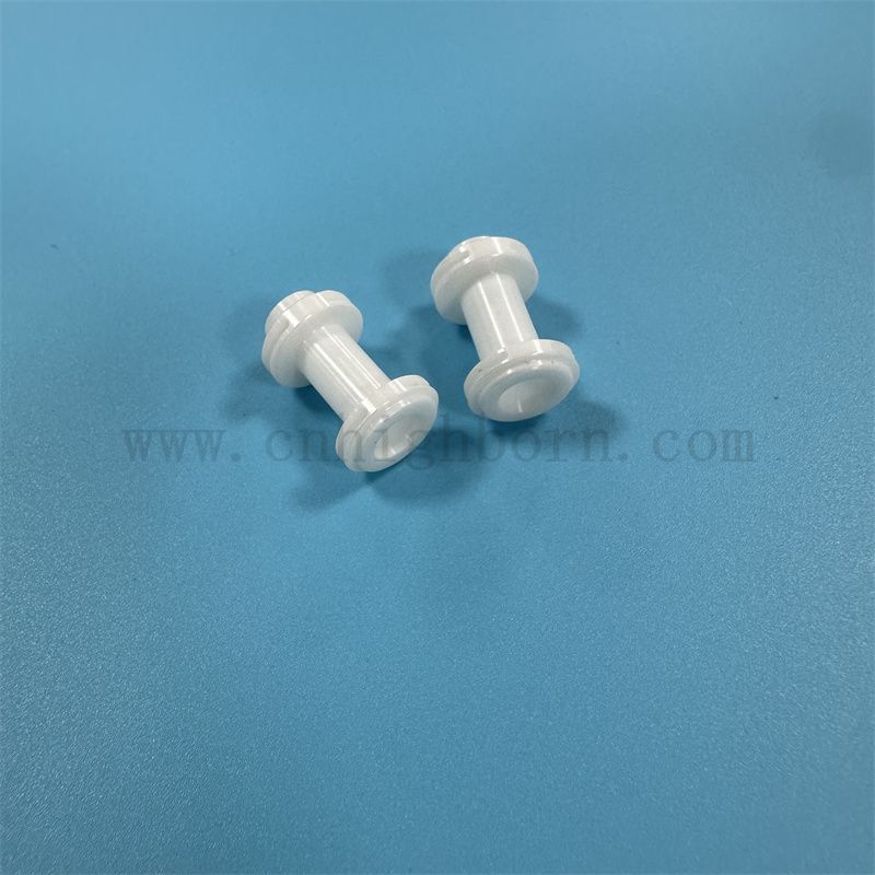 Stabilizowana cyrkonia itrium nieregularna część izolatora powierzchniowa polerowanie zro2 śruba ceramiczna