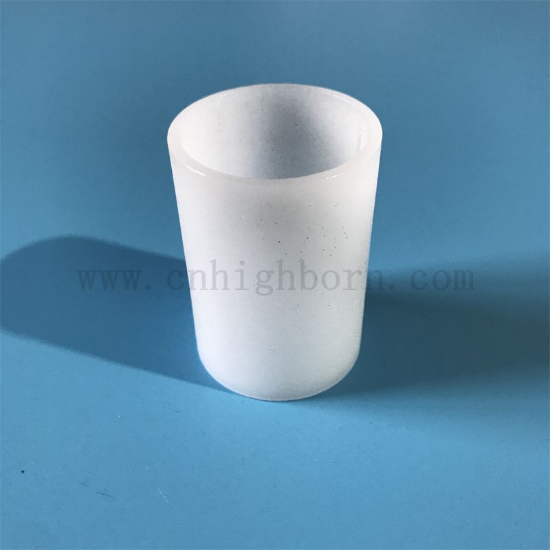 Dostosowywany rozmiar odporny na ciepło nieprzezroczysty kwarcowy kwarcowy rurka krzemionkowa 