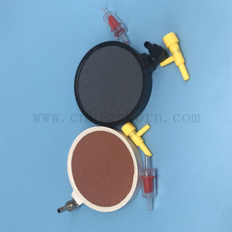 Okrągłe napowietrzanie Ceramiczne Bubble Kamienie powietrza do akwarium akwarium