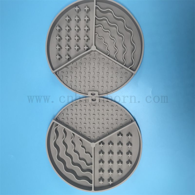 Silikonowa gumowa mata lizania zwierzaka Puppy dostarcza pet silastic powolne podkładkę