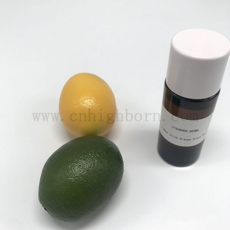Sok z cytryny pomarańczowy czarna guma skoncentrowane owoce smakowe zapach zapachowy esencja