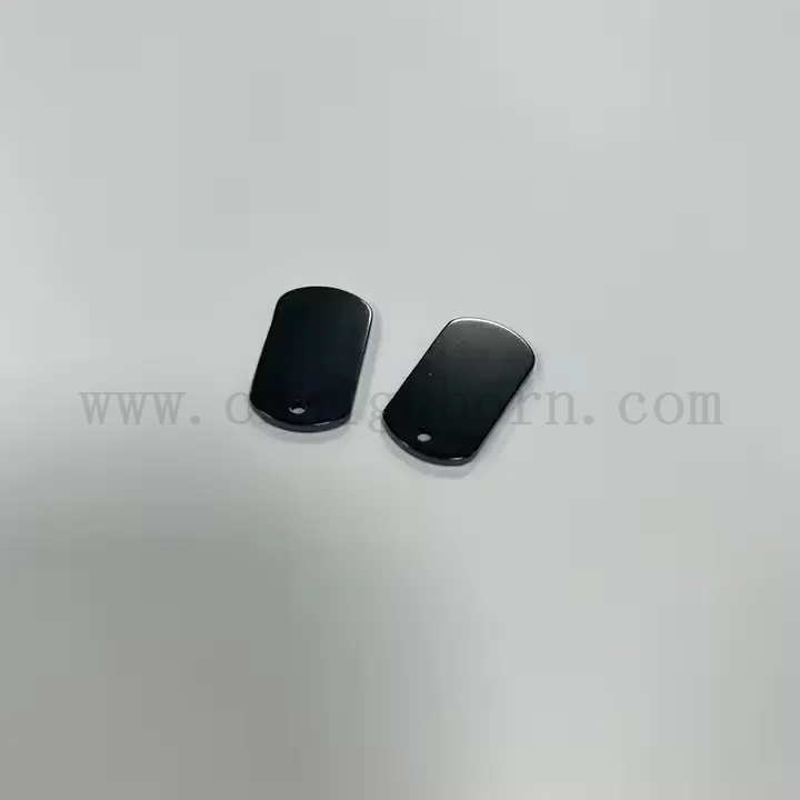 Dostosowany czarny talerz cyrkonowy polerowany ceramiczny zro2 kawałek