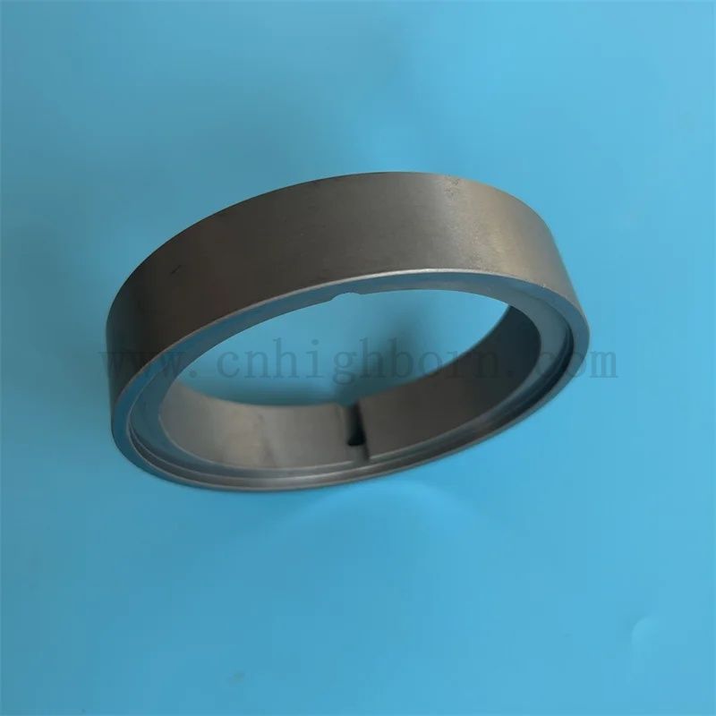 Izolator krzemowy krzak z węglikiem krzemowy spiekany czarny pierścień ceramiczny