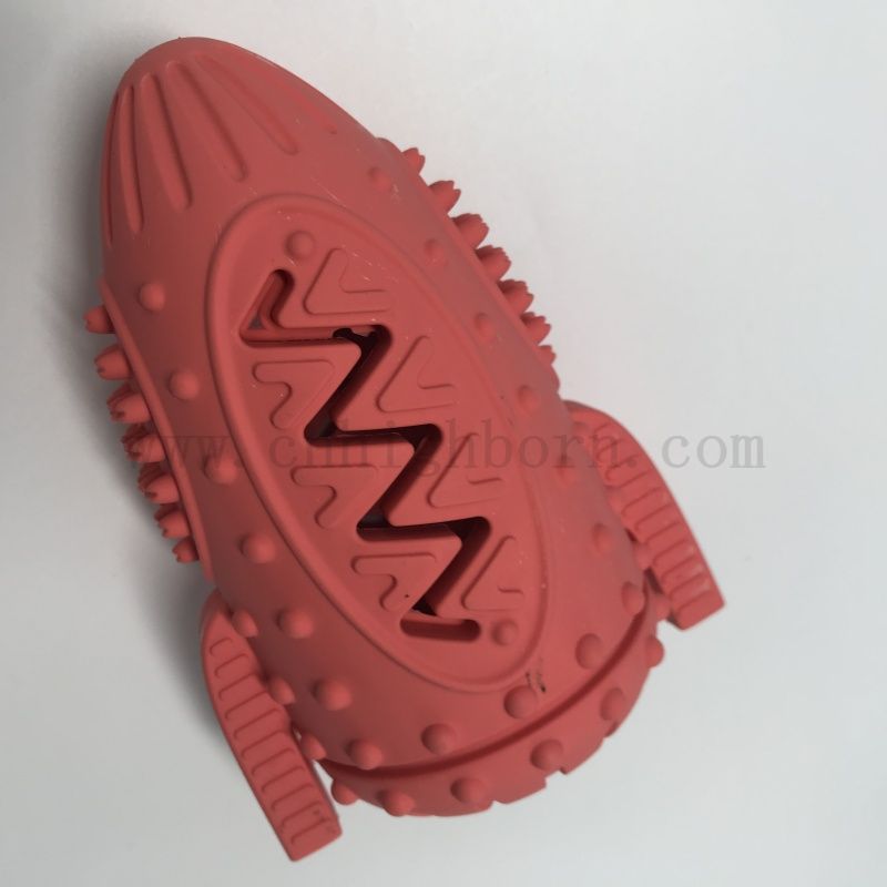 Interaktywne karmienie psa powolne podajnik ekologiczny silikonowy gumowy gumowy ząb czyszczenie zwierząt zwierzak