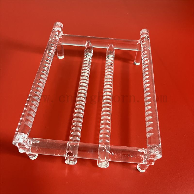 Odporność na ciepło Dostosowane laboratoryjne szklane kwarcowe kwarcowe kwarcowe kwarcowe łódź