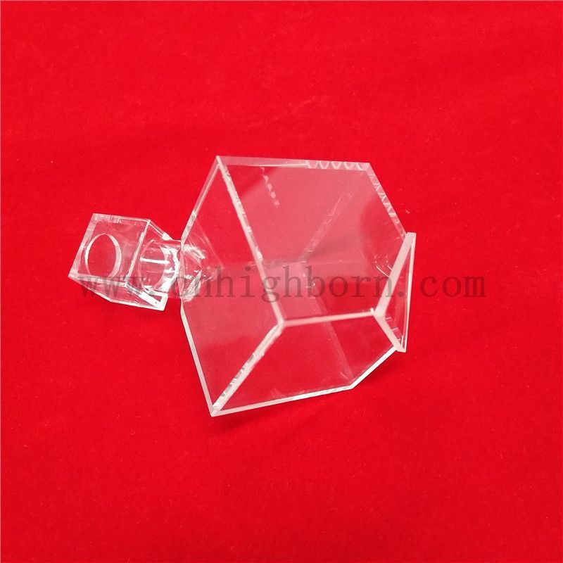 Wysoka oporność na korozję Kwarcowa spektrofotometr optyczny Kwarcometr Kuweteza dla laboratorium