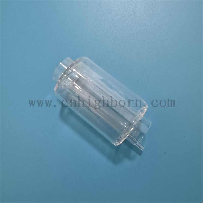 Kwarcowo stopiono rurkę