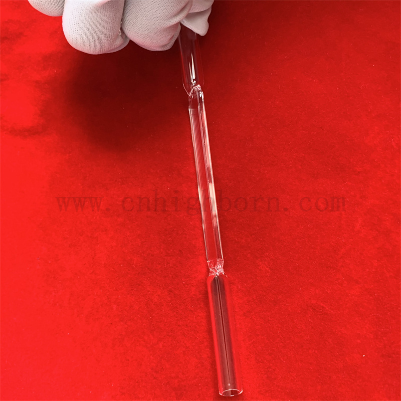 Przybory laboratoryjne Dostosowany rozmiar Wysoka precyzyjna przepływ przez spektrofotometr komórkowy kwarc szklany