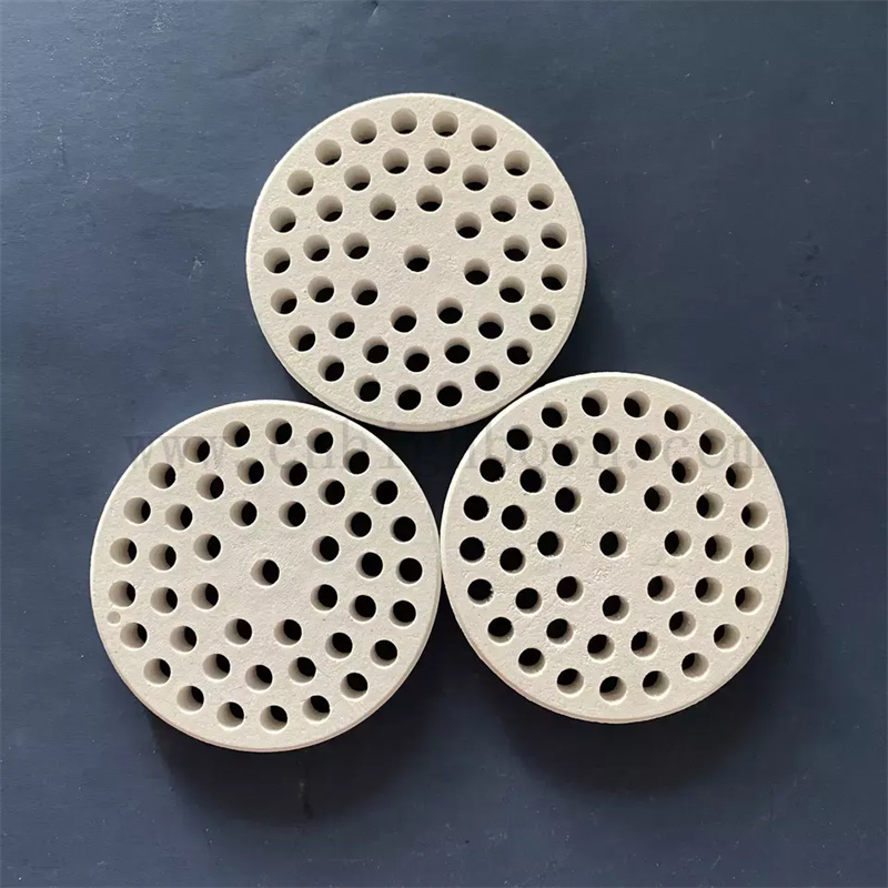 Mulite Cordierite Ceramic Disc Gas Piekła ogrzewania
