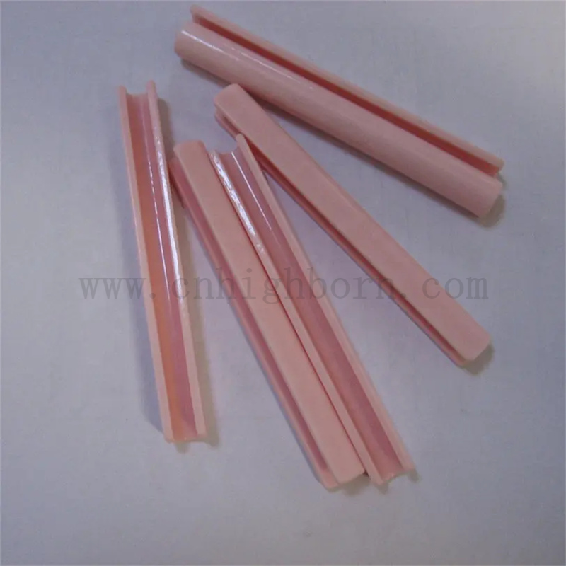99% Pink AL2O3 Alumina Ceramiczna Przewodnik z przędzy