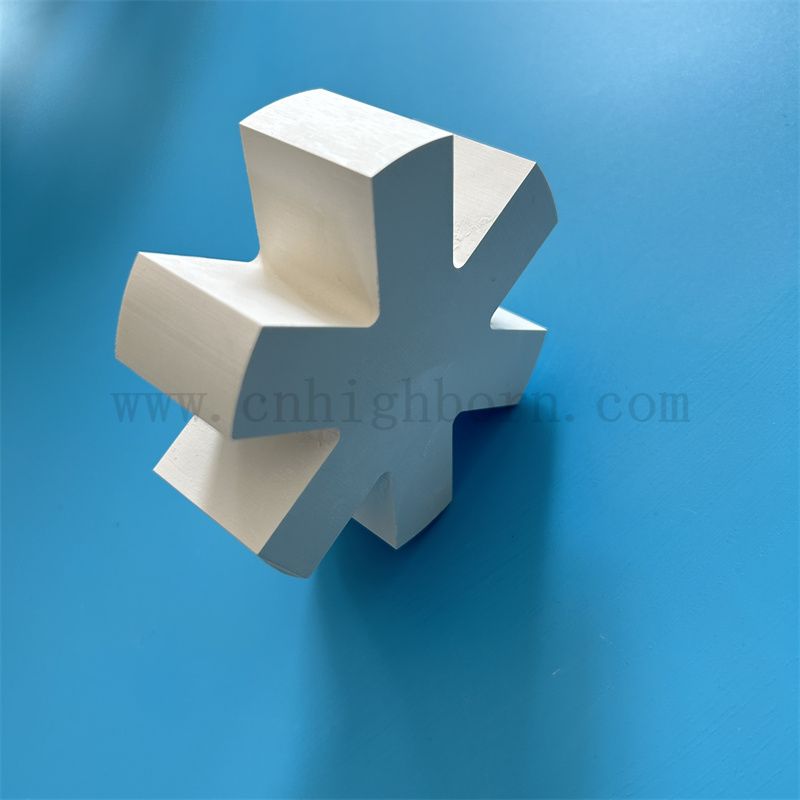 Ceramiczne części azotku sześciokątnego azotu boru 99% Czystość HBN BN Ceramiczny blok strukturalny