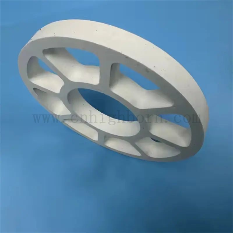 Ogniotrwały biały puszki ceramiczne pierścień ceramiczny dla pieca