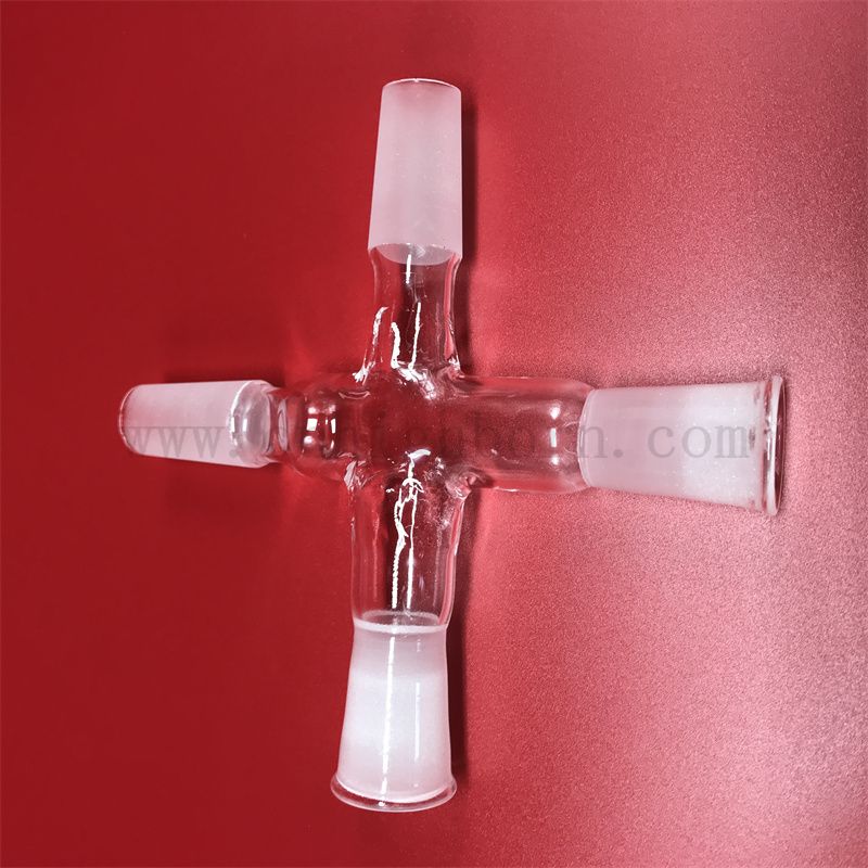 Laboratoryjne mroźne usta korozja odporna na przezroczystą szklaną rurkę kwarcową