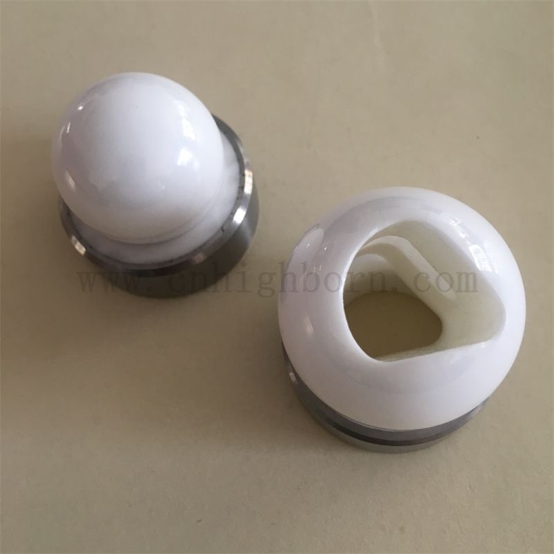 Ceramiczny zawór kulowy Ysz Zro2 cyrkonia Y-TZP z siedziskiem