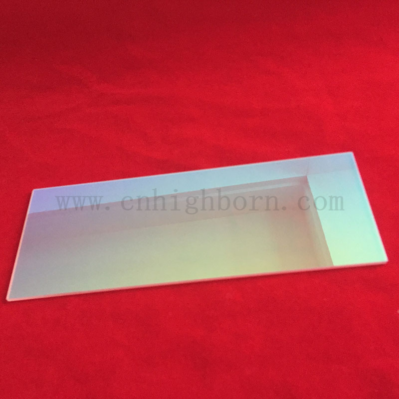 Przezroczysty kwarc szklany slajd JGS1 Spioned Silica Plate z powłoką AR