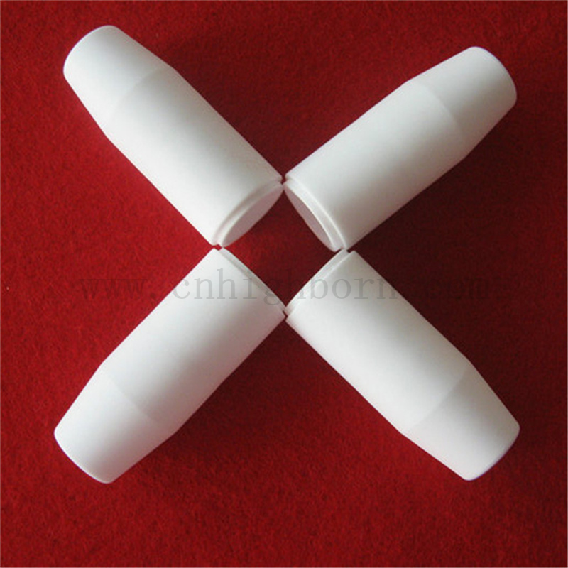 95 Dysza tleśna Dostosowana izolacja AL2O3 ceramiczna rurka nieregularna