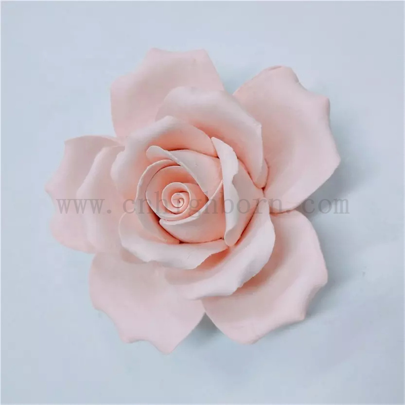 Dostosowany piękny kwiat bezzapachowy ceramiczny aromat róży dyfuzor zapachowy