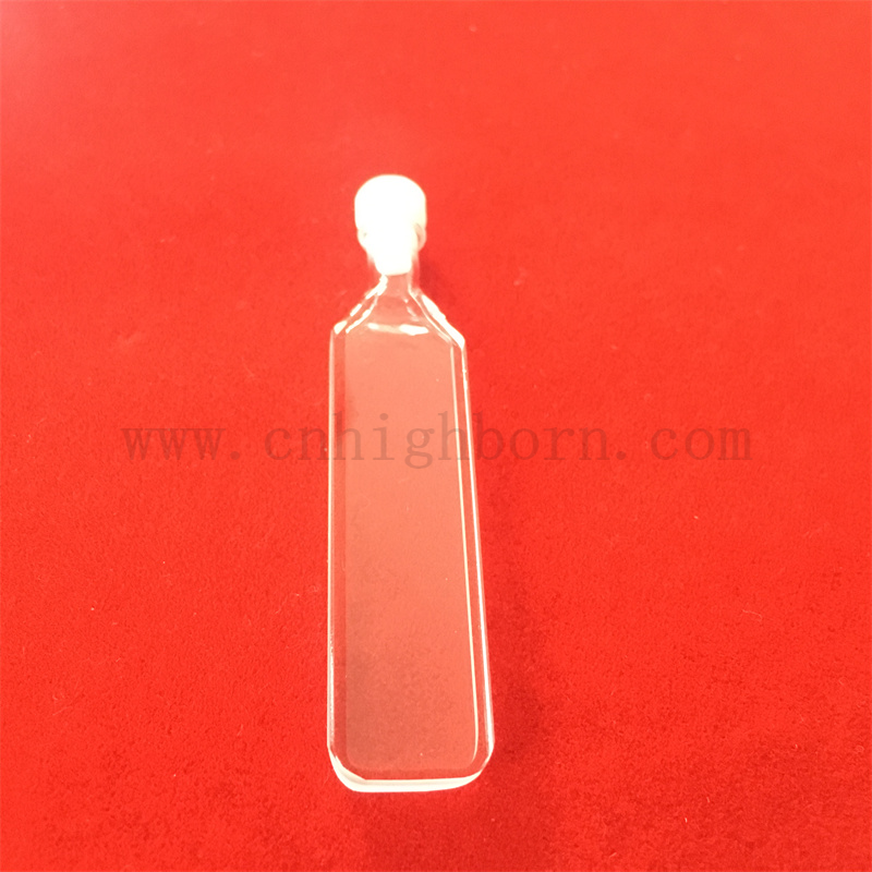 Wysoka precyzyjna kuwetka kwarcowa standardowa prostokątna okrągła dolna kwarcowa kuwetka