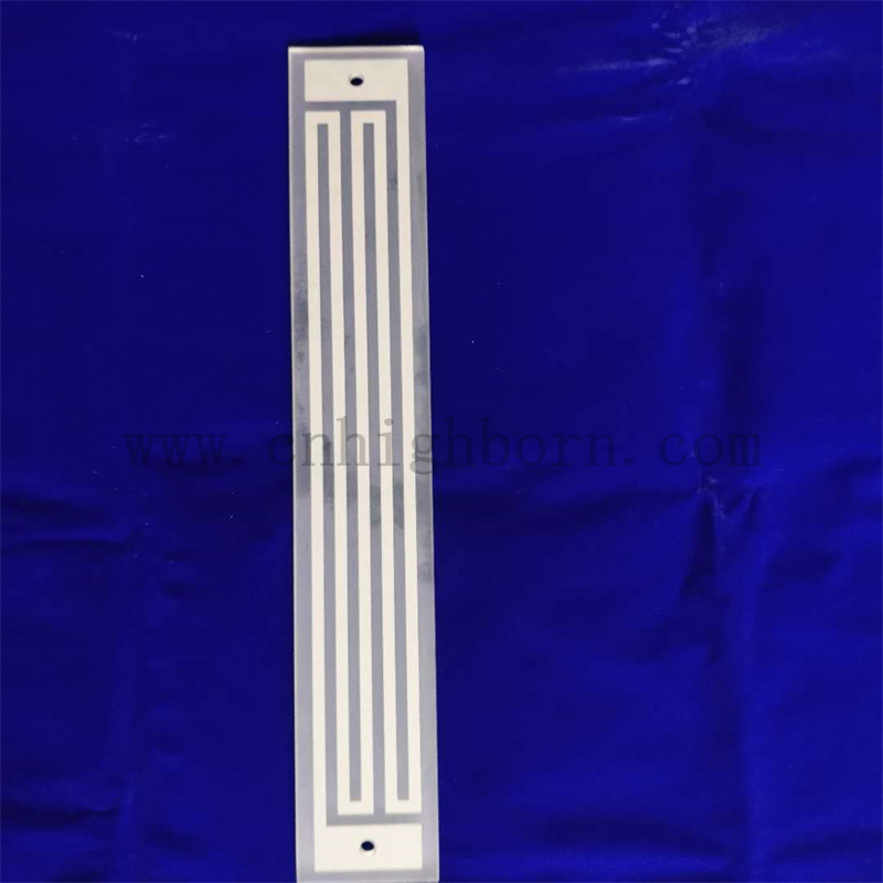 Odporna na ciepło prostokątna płyta grzewcza ze szkła kwarcowego dalekiej podczerwieni