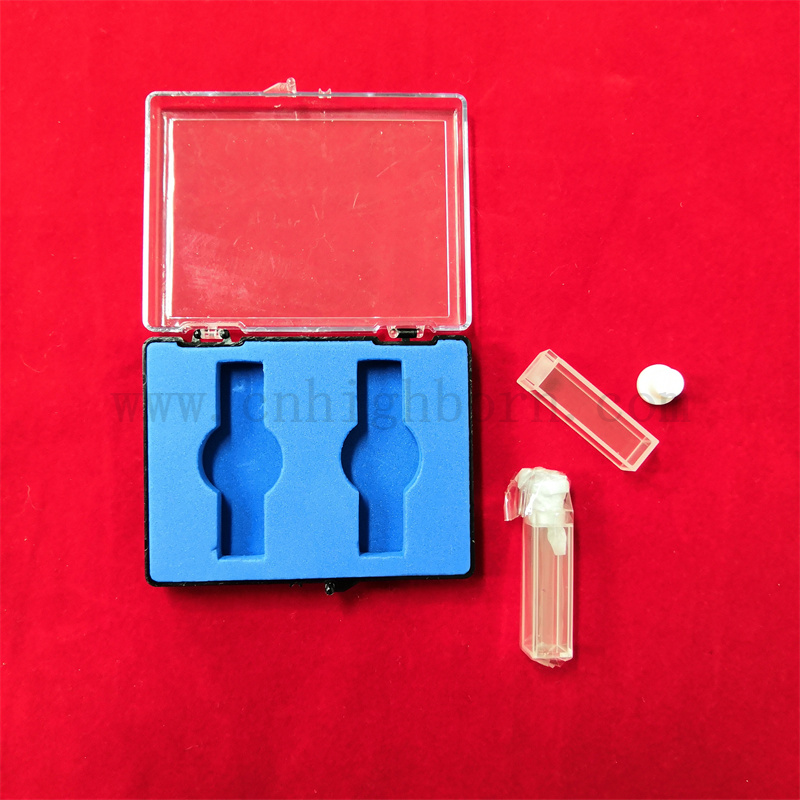 Lab Research 3.5 ml przezroczysty kwarc szklany kuwetka standardowa fluorometr UV z stoppem