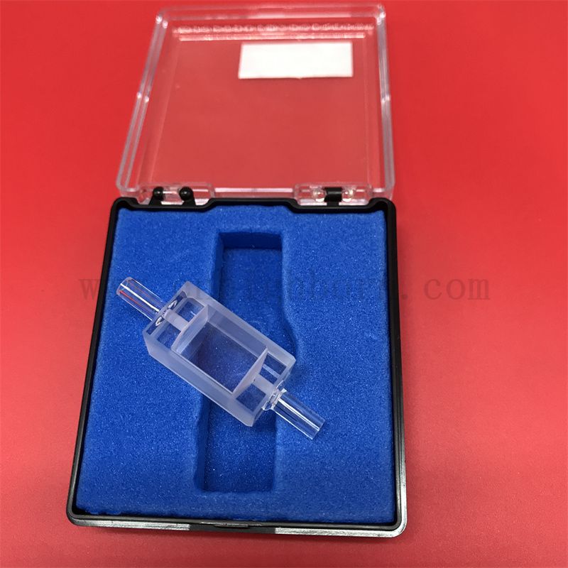 Laboratoryjne UV Dobra stabilność termiczna kwarc spektrofotometru optyczne szklane