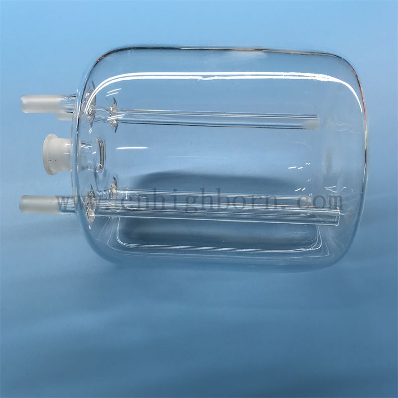 Przezroczysty reaktor kwarcowy