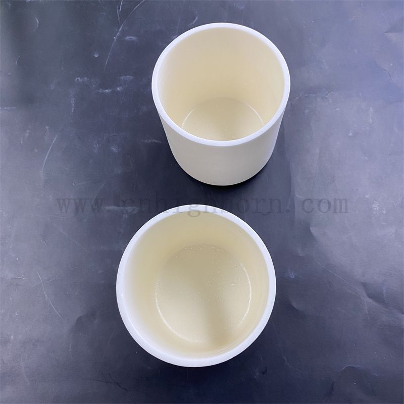 99 Alumina Cylindryczny tygla coundum tygla do laboratorium