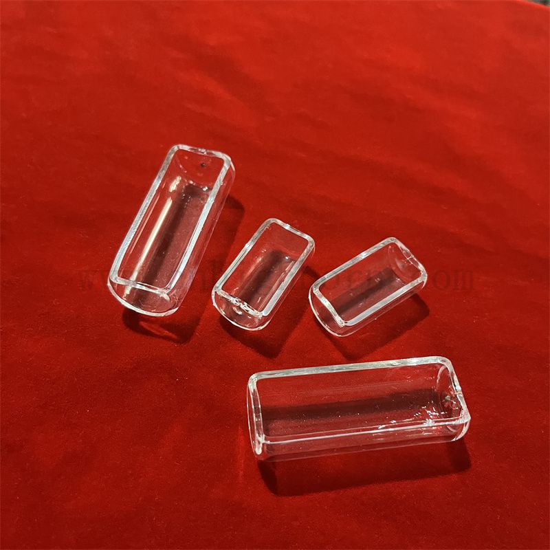 Dostosowywany przezroczysty przezroczystą energię słoneczną Zespirowany kwarcowa łódź krzemionka