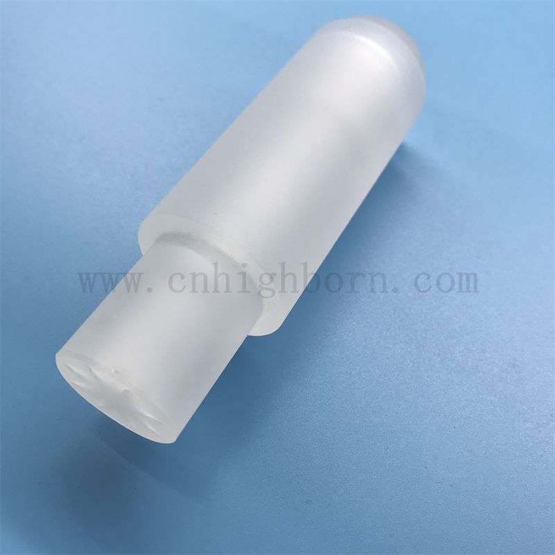 Odporność na ciepło Półpersonalizowana kwarcowa rurka szklana z wierceniem laserowym