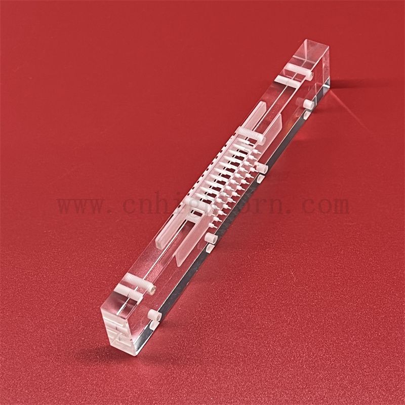 Wysokoprzepustowy odporność na głęboki proces Laboratorium przezroczysty kwarcowy instrument do eksperymentalnych badań szkła