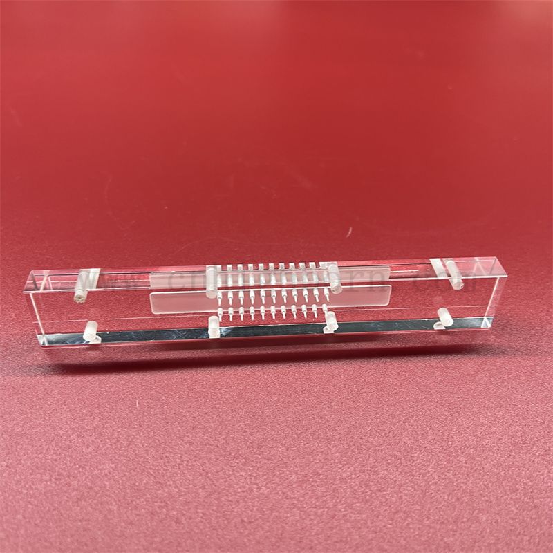 Wysokoprzepustowy odporność na głęboki proces Laboratorium przezroczysty kwarcowy instrument do eksperymentalnych badań szkła