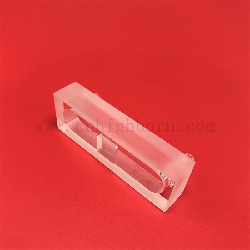 Dostosowane środowisko precyzja mikro kwarcowa kuweta optyczna przepływ szkła przez komórkę