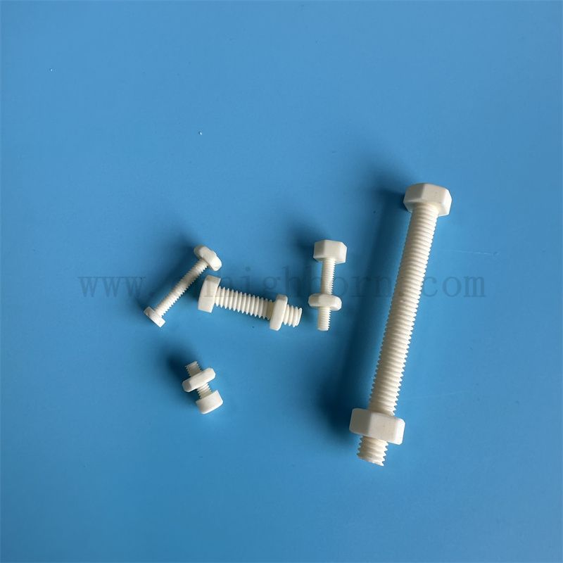 Śruba ceramiczna tekstylna w maszynie do zwijania i tkaniu aluminiowa część ceramiczna