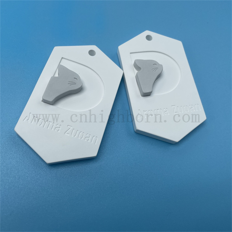 Dostosowane logo pachnący ceramiczny wiszący kamień zapachowy do dyfuzora aromatu aromatu samochodu