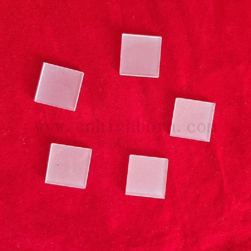 Mroźna nieprzezroczysta kwadratowa kwarcowa kwarcowa płyta okienna