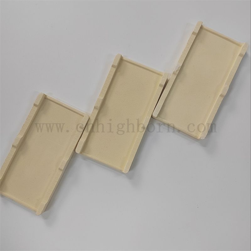 Oporne prostokątne cyrkonowe ceramiczne Saggar Zro2 Ceramiczny tygla do topnienia złota