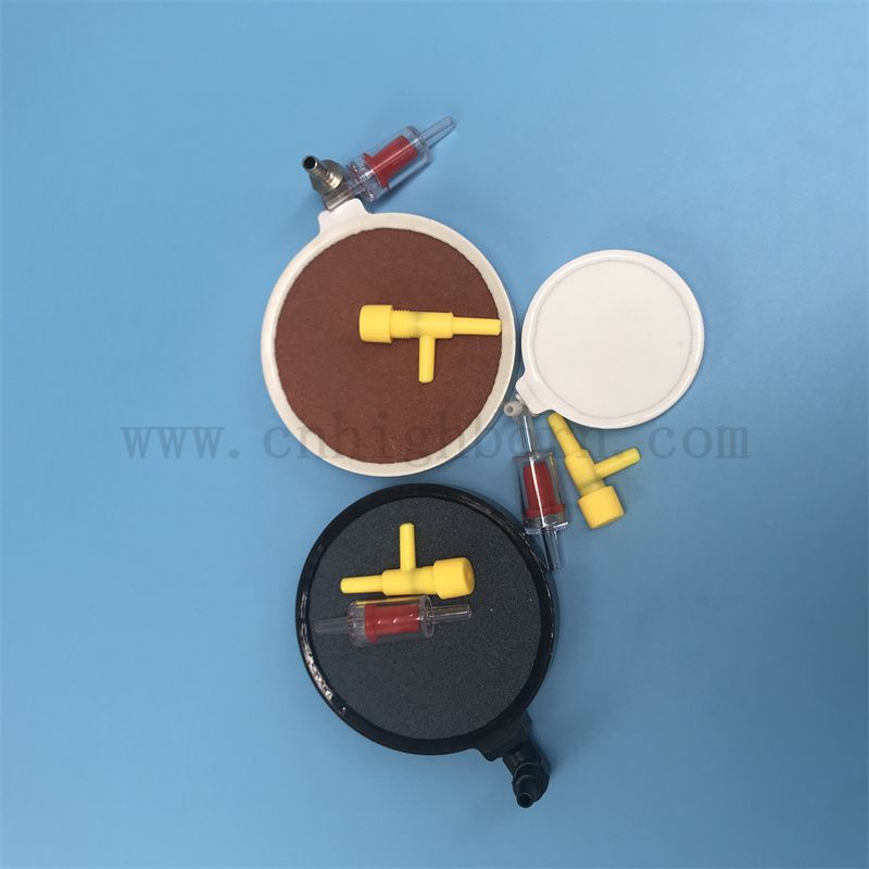 Okrągłe napowietrzanie Ceramiczne Bubble Kamienie powietrza do akwarium akwarium