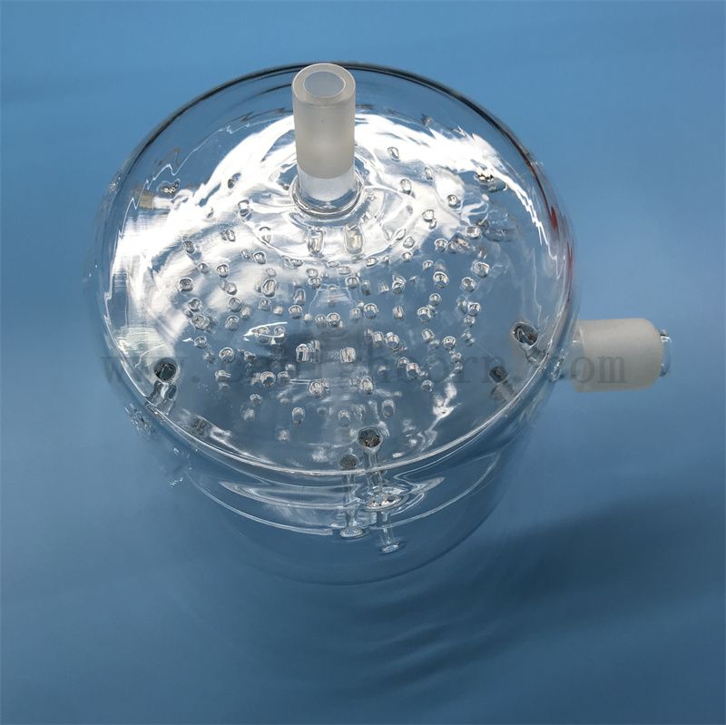 Dostosowywany, dostosowany odporność na ciepło przezroczysty kwarcowy reaktor szklany