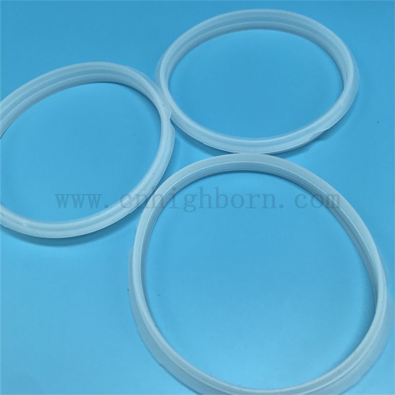 Przezroczysty, dostosowany o wysokiej precyzyjnej silikonie o pierścienia gumowe pierścienie uszczelniające uszczelki