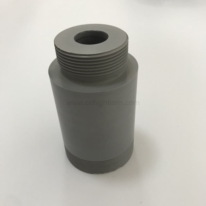 Rura z azotku krzemu GPS Si3n4 Ceramiczna rura gwintowana