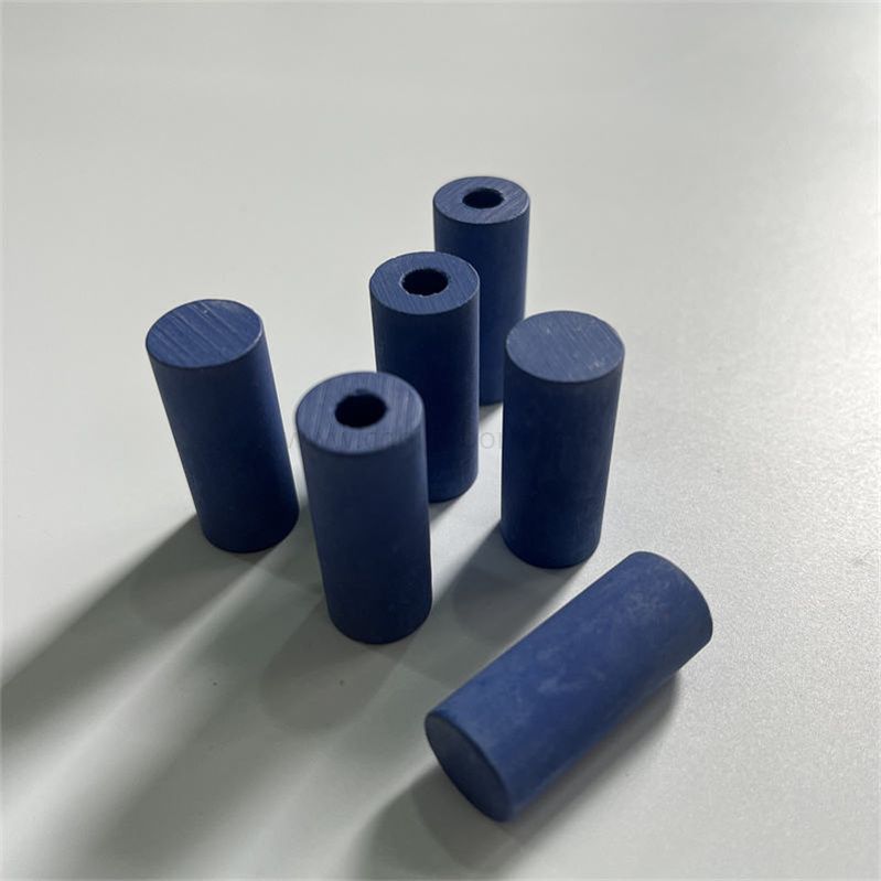 Rurka ceramiczna ZrO2 stabilizowana itrem z niebieskim tlenkiem cyrkonu