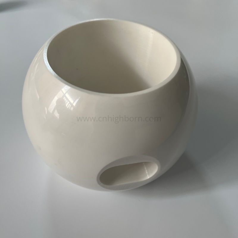 Część podporowa łożyska ceramicznego zaworu kulowego z tlenku cyrkonu