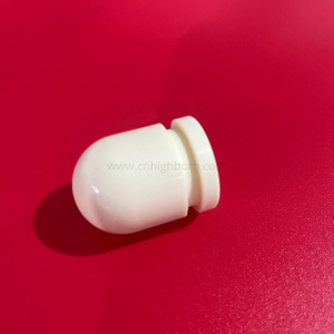Ceramiczna głowica dociskowa z zaokrągloną łbem cyrkonowym. Kołek ustalający. Ceramiczna głowica dociskowa