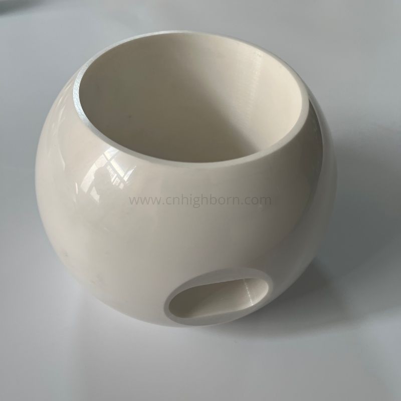 Część podporowa łożyska ceramicznego zaworu kulowego z tlenku cyrkonu