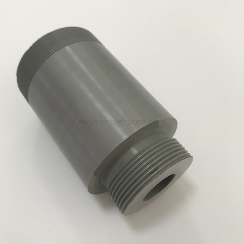 Rura z azotku krzemu GPS Si3n4 Ceramiczna rura gwintowana