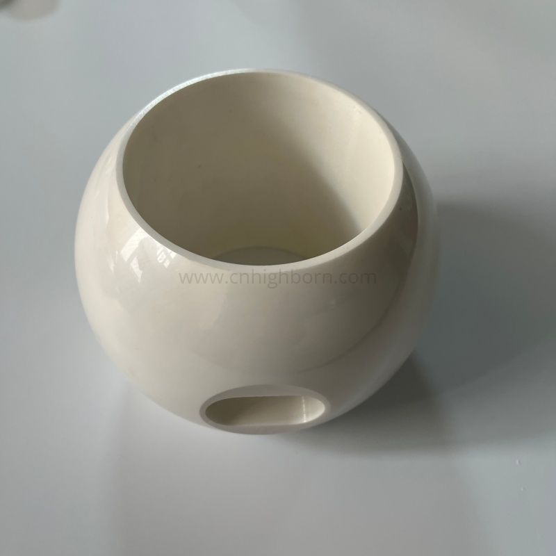 Część podporowa łożyska ceramicznego zaworu kulowego z tlenku cyrkonu