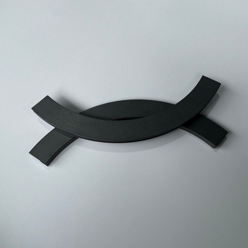 Drobna polerowana silikonowa płytka z węglika krzemowego 