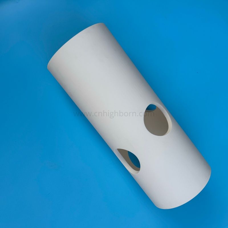 Dostosowane porowate rury 95% tlenku glinu Rury ceramiczne Al2O3
